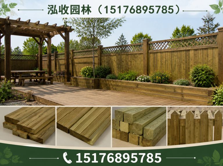 白沙防腐木展示图